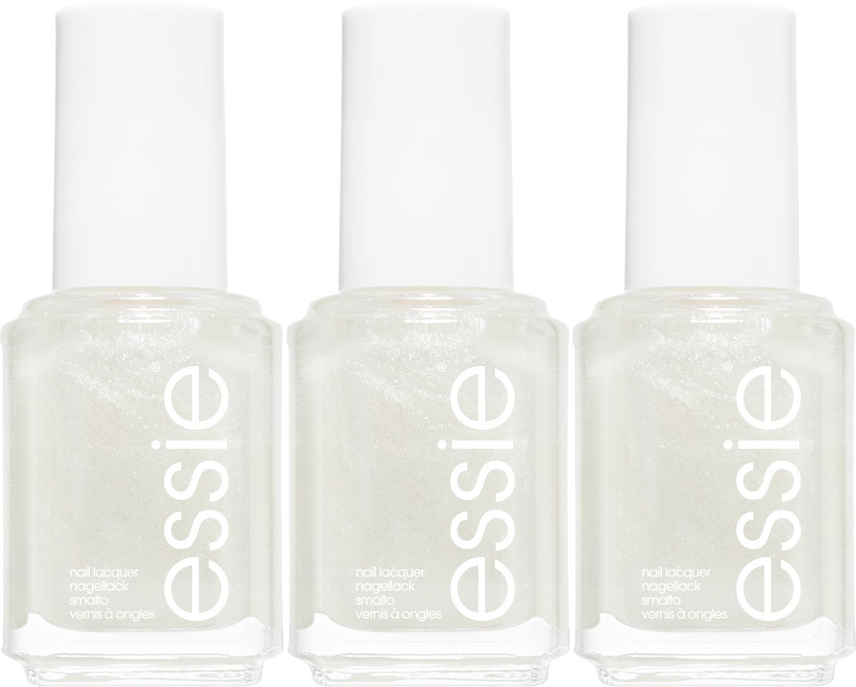 essie® - original - 277 pure pearlfection - wit - glitter nagellak - 13,5 ml 3x
