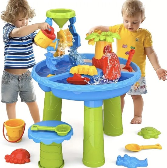 Kinderen Watertafel,Sensorisch Speelgoed,4-in-1 Gootsteen met Stromend Water en Pomp | Voor Jongens en Meisjes van 4 tot 8 Jaar Buitenzwembad Kinderen Watertafel,Sensorisch Speelgoed,4-in-1 Gootsteen met Stromend Water en Pomp | Voor Jongens en Meisjes van 4 tot 8 Jaar Buitenzwembad