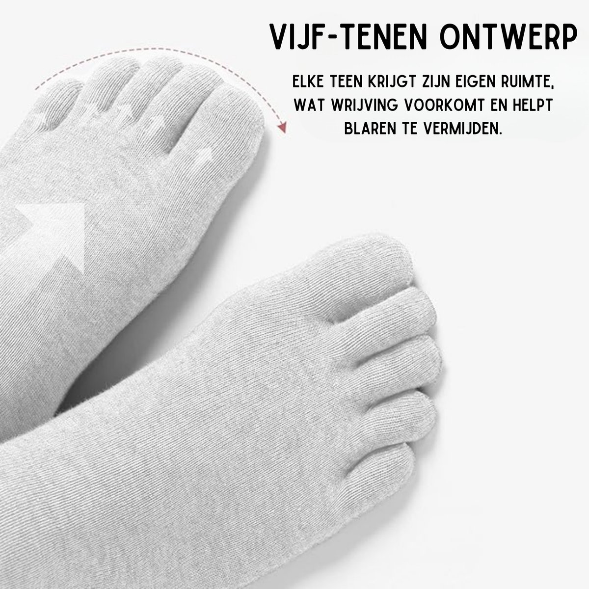 Hoogwaardige Teensokken Set 3 Paar Wit M - Past Als Een Tweede Huid - Minder Kans Op Blaren - Teensokken Heren - Teensokken Dames - Teen Sokken — cadeau in Cadeau-ideeën - foto 7