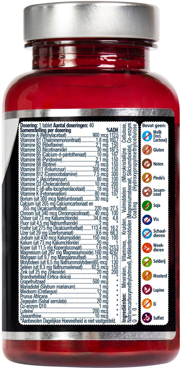 Goedkoopste 3x Lucovitaal Multi Compleet Man 40 tabletten