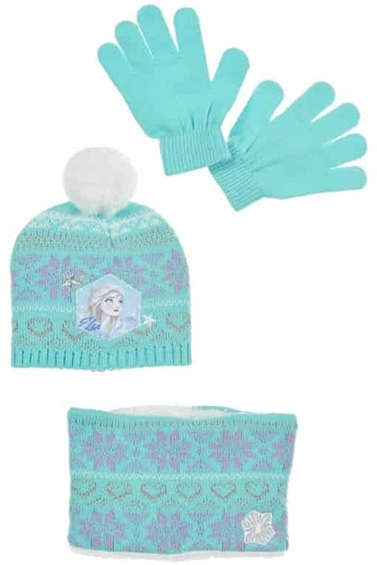 Gants D'Hiver Pour Enfants – Lot De 2 Pièces, Taille Unique 3-8 Ans, Modèle Frozen Blanc – Chauds, Doux Et Mignons Pour L'Hiver