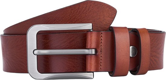 The Leather Goods Craft - Riem de haute qualité - Cuir pleine fleur - Marron - Ceinture en cuir Premium - Ceintures de Luxe pour homme - Motif Vintage - Taille 100