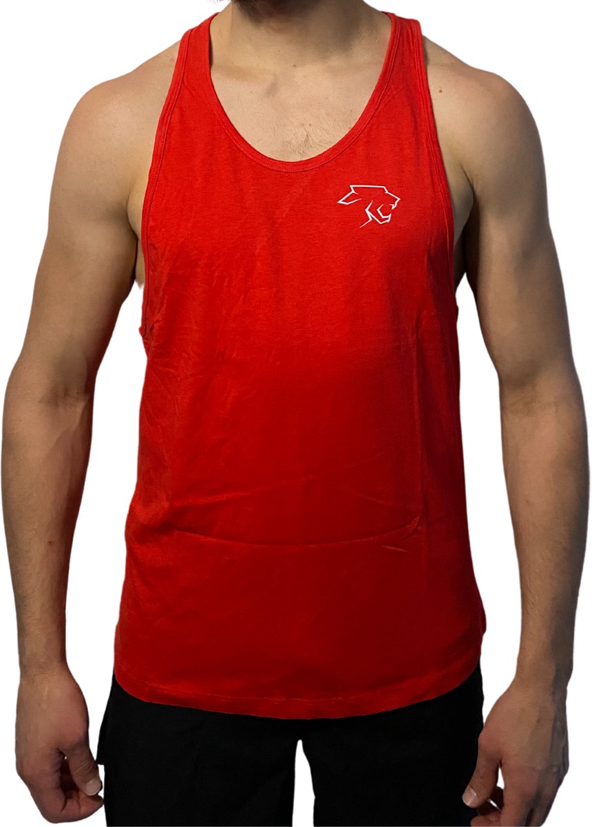Kill'r - Heren Tanktop Bodybuilding | Fitness Sporthemd - Classic Rood