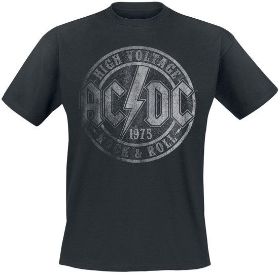 AC/DC High Voltage 1975 Unisex T-shirt - zwart - XL