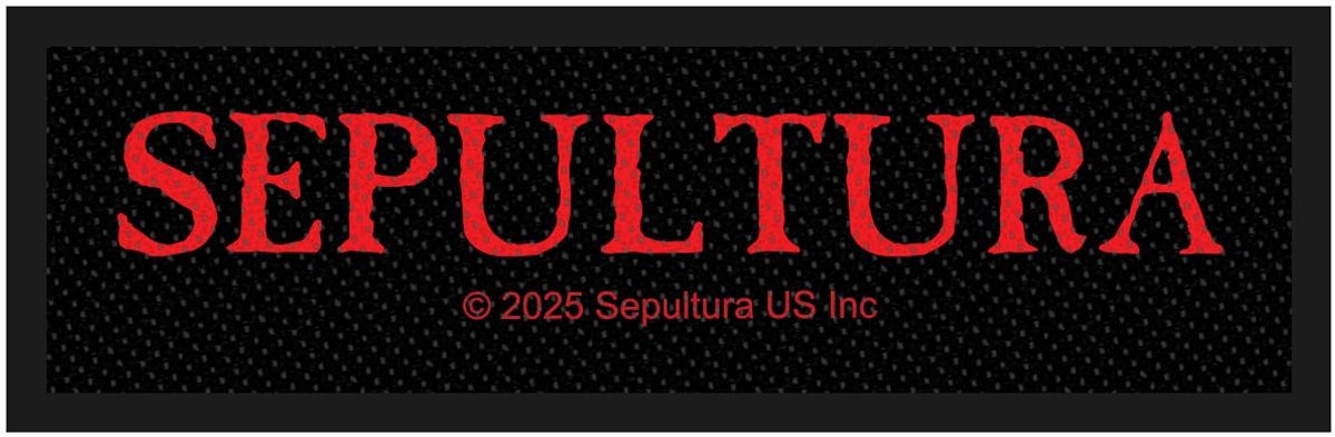 Sepultura Logo Unisex Patch - meerkleurig - Standard