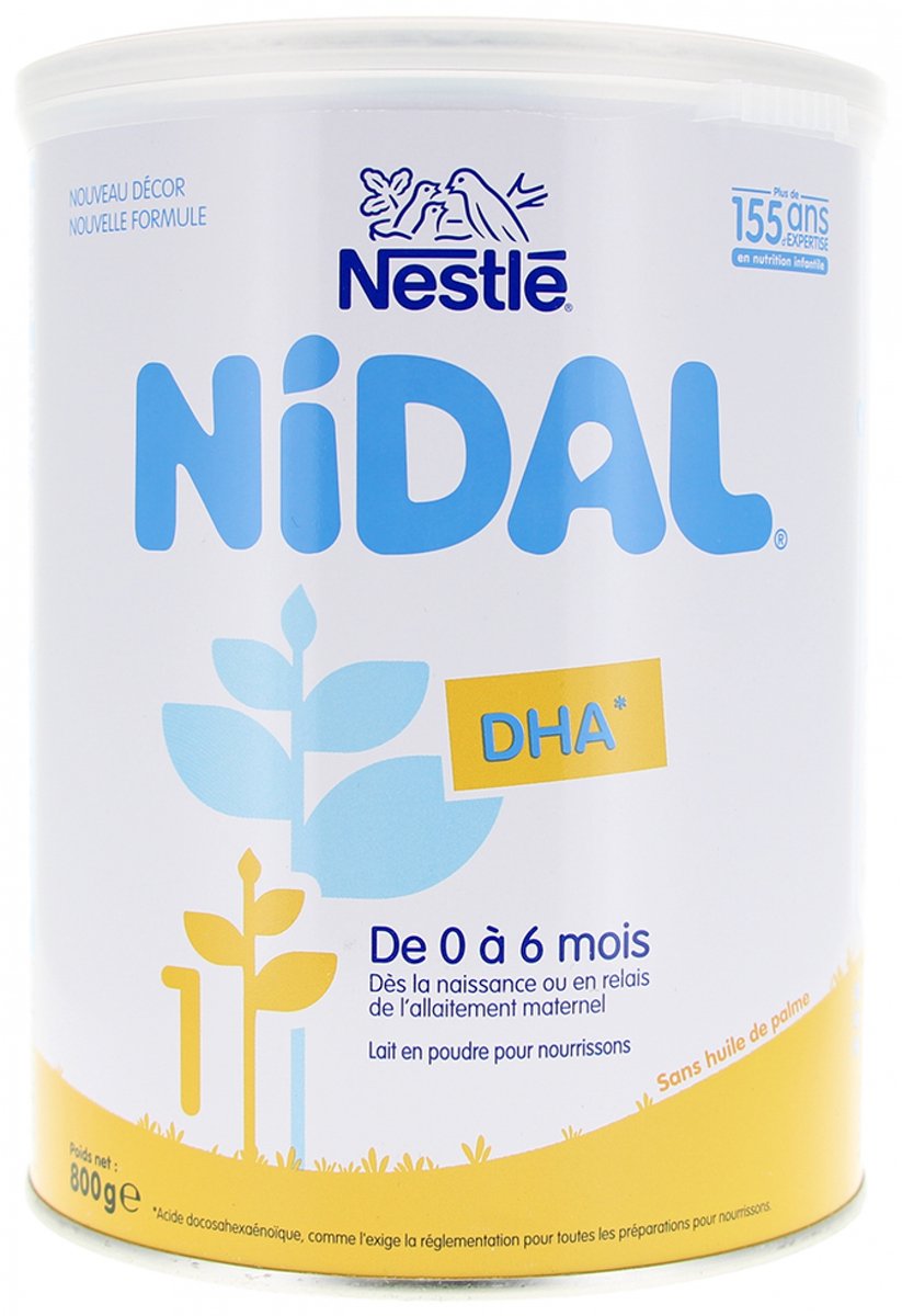 Nestlé Nidal 1 Vanaf de Geboorte tot 6 Maanden 800 g