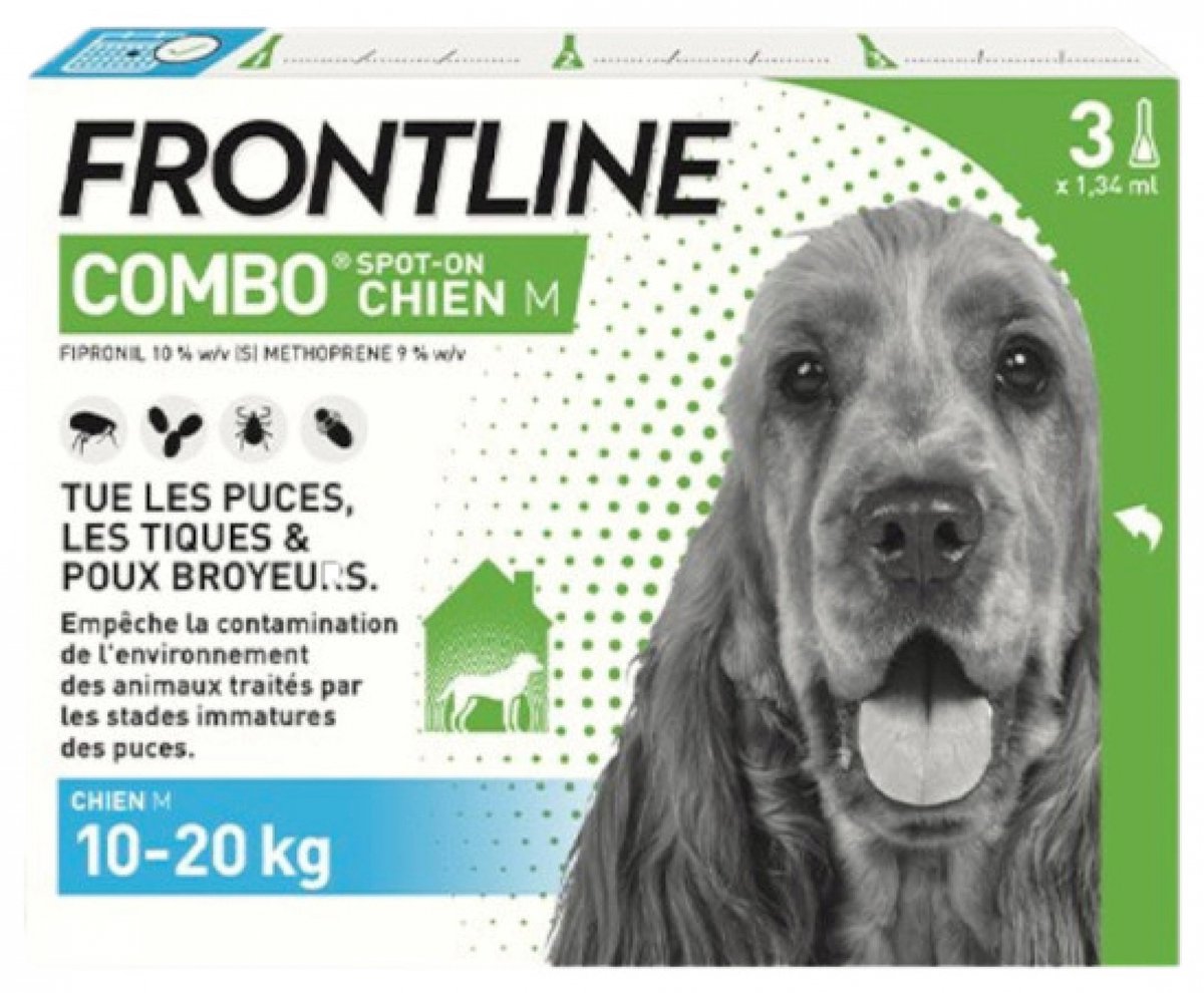 Frontline Combo Hond M (10-20 kg) 3 Pipetten