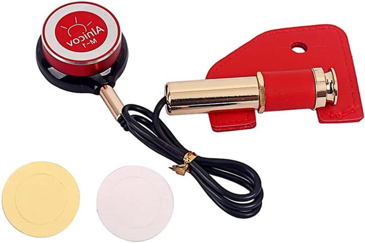 JGS Premium - Microfoon-pick-up voor gitaar viool banjo mandoline ukelele accessoire met clip-on design
