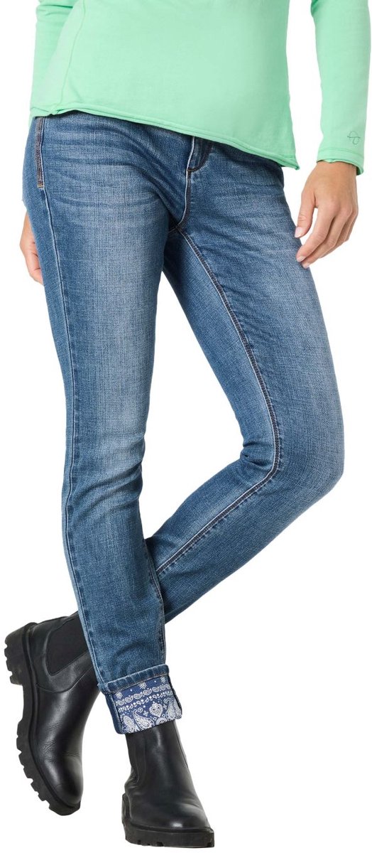 TIMEZONE Dames Jeans Broeken slim Fit Blauw 26W / 32L Volwassenen