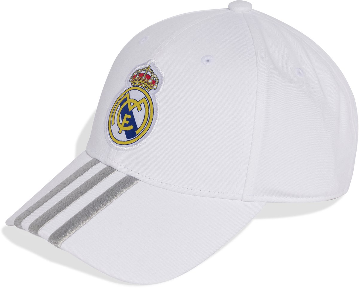 Real Madrid pet Adidas 3 strepen volwassenen Wit