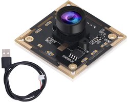 JGS Premium - USB Camera Module 1MP met USB-Kabel, 100 Graden Lens voor Computer - OV9732 Chip