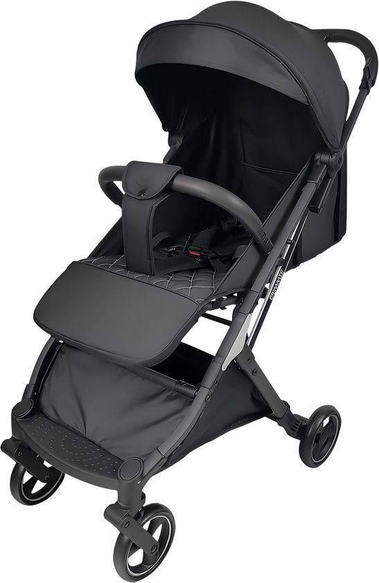 Oemmie Buggy - Kinderwagen - Plooibuggy - 0 tot 3 jaar - 15kg draagkracht - Inklapbaar - Zwart
