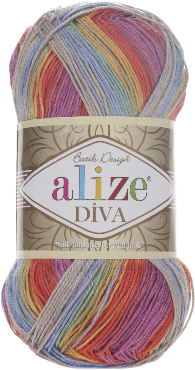 Alize Diva Batik 3242 Pakket 5 bollen