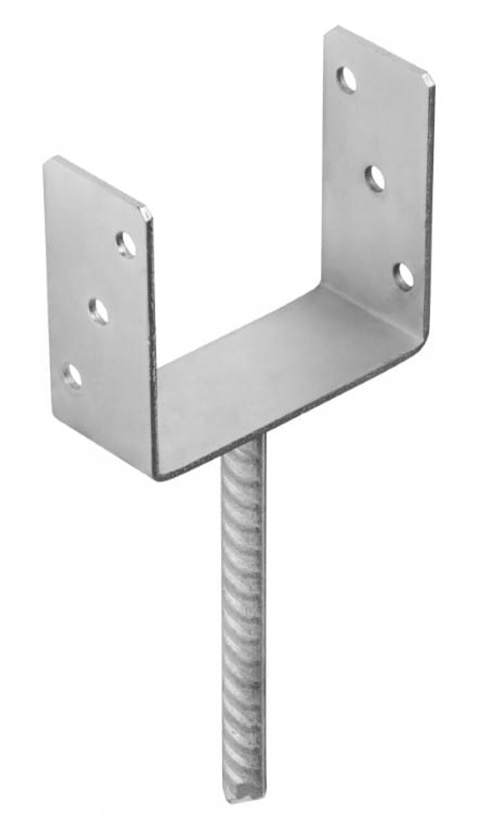 Domax - Basis voor Zuil Bevestiging - 141x120x60mm - Verzinkt