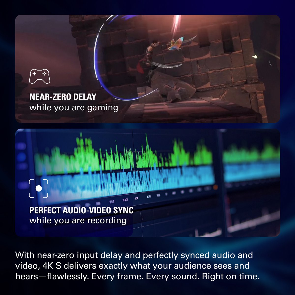 Elgato 4K S - Game Capture Card - PS5, Xbox series X|S, Nintendo Switch 2, PC, Mac, Iphone thumbnail 5