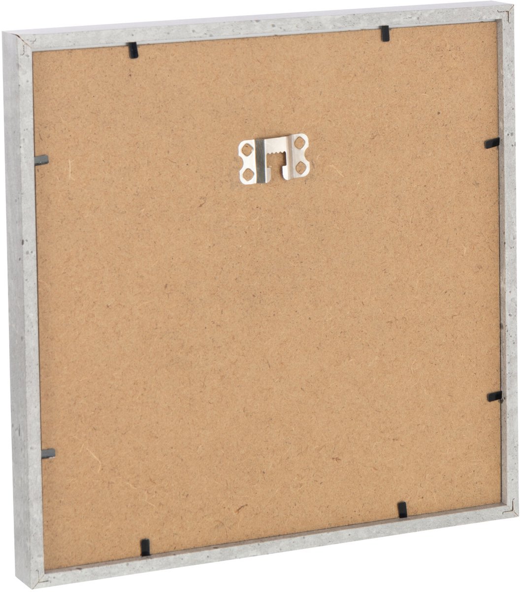 J-Line fotolijst Rechthoek - hout - lichtgrijs - 25 x 25 cm Beige