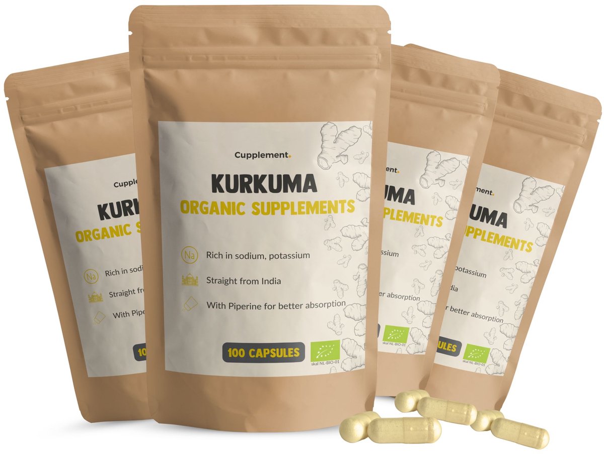 Goedkoopste Cupplement Kurkuma 600MG 80 Vegan Capsules – Met Zwarte Peper (Piperine) – Biologisch Curcuma Turmeric – Antioxidant, Weerstand & Detox – Zonder Toevoegingen – Laboratoriumgetest – Past Door Brievenbus – Geen Poeder, Thee, Latte of Tabletten