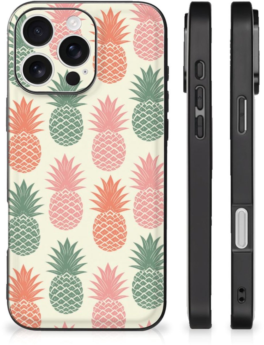 iPhone 16 Pro Back Cover Hoesje Ananas