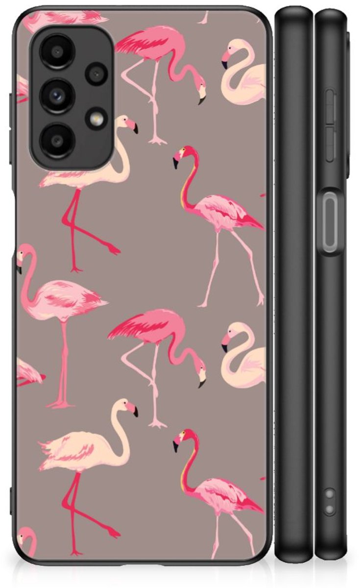 Samsung Galaxy A13 4G Dierenprint Telefoonhoesje Flamingo