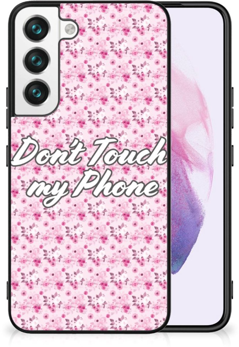 Samsung Galaxy S22 Telefoon Hoesje Flowers Pink DTMP