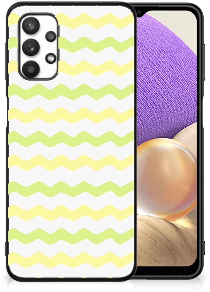 Samsung Galaxy A32 5G Back Case Waves Yellow