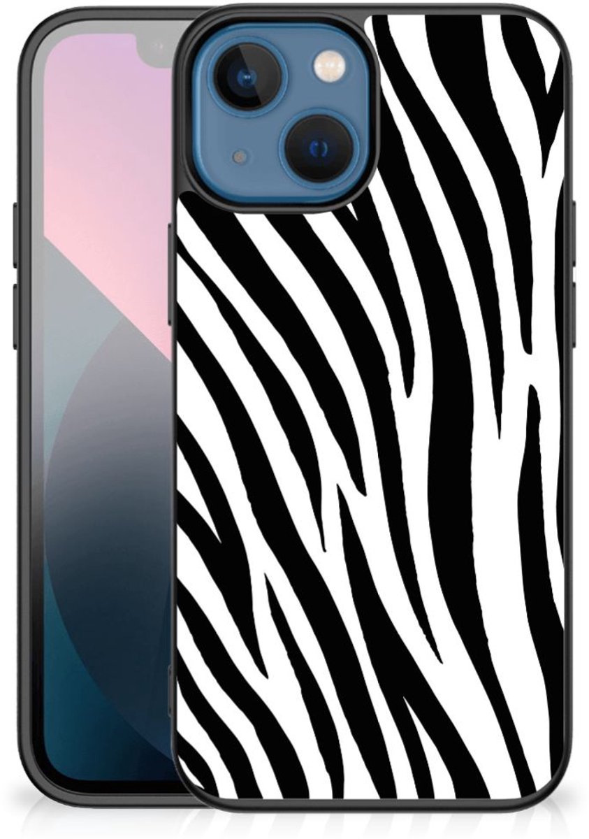 Apple iPhone 13 mini Dierenprint Telefoonhoesje Zebra