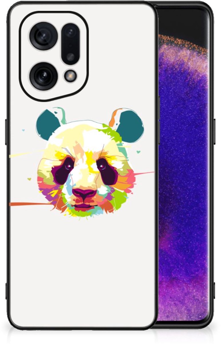 OPPO Find X5 Hoesje Panda Color