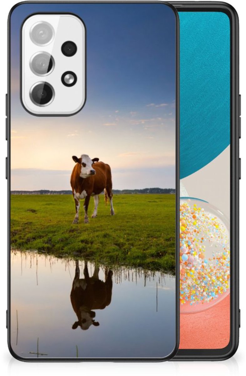 Samsung Galaxy A53 Dierenprint Telefoonhoesje Koe