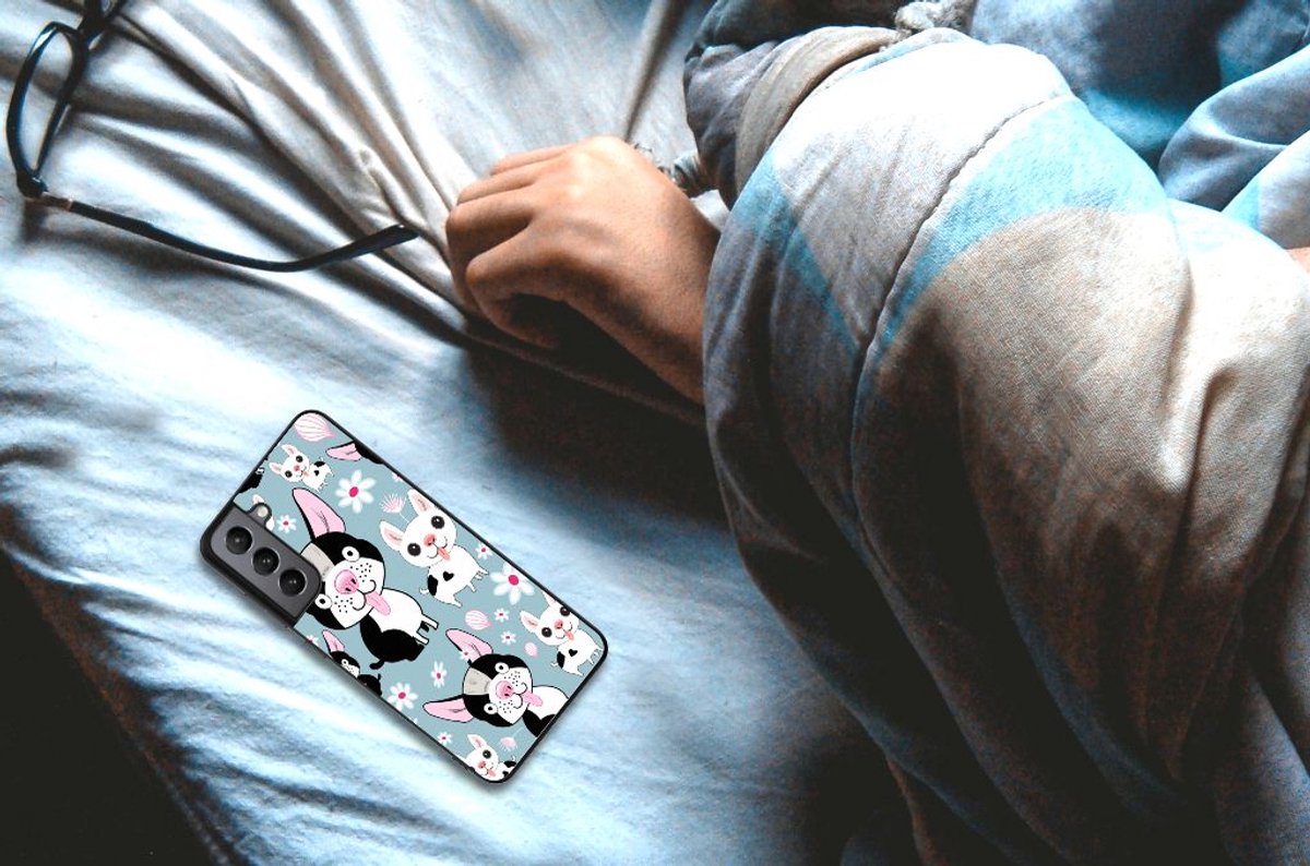 Samsung Galaxy S21FE Dierenprint Telefoonhoesje Hondjes