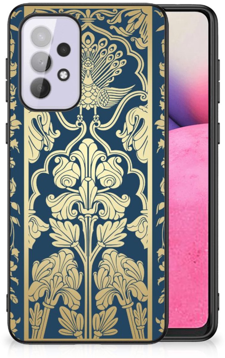 Samsung Galaxy A33 5G Bloemen Hoesje Beige Flowers