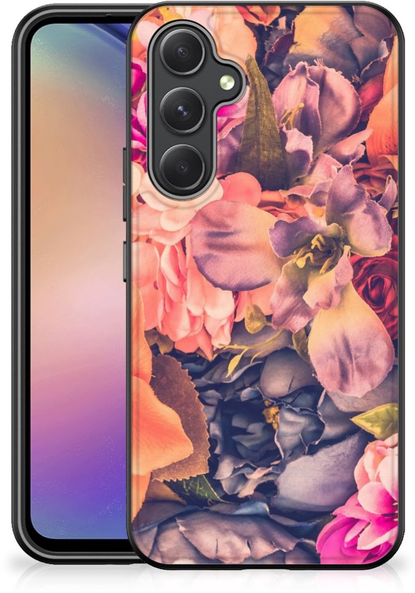 Samsung Galaxy A54 Bloemen Hoesje Bosje Bloemen