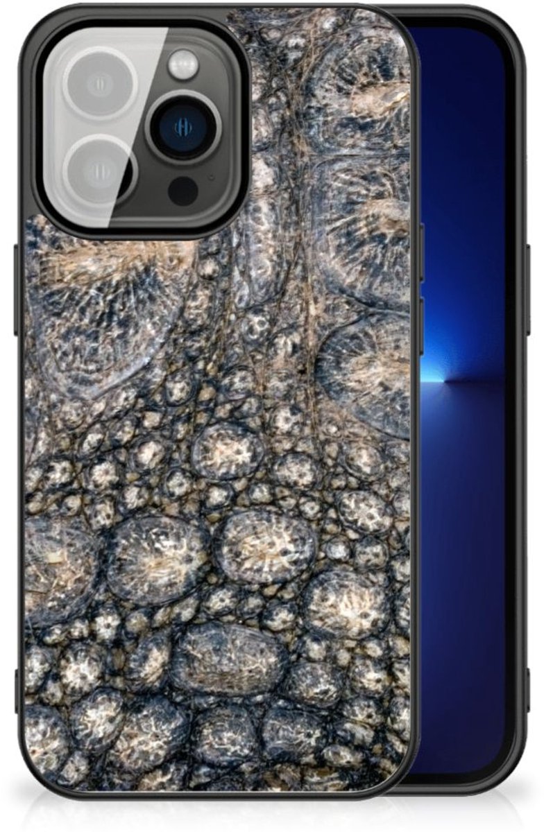iPhone 13 Pro Dierenprint Telefoonhoesje Krokodillenprint