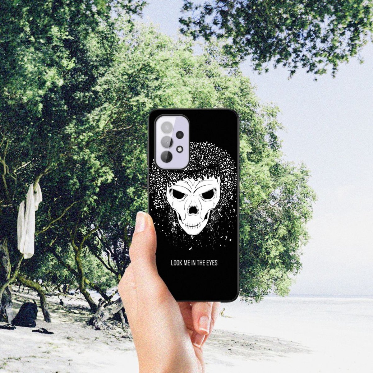 Telefoonhoesje Samsung Galaxy A33 5G Skull Hair
