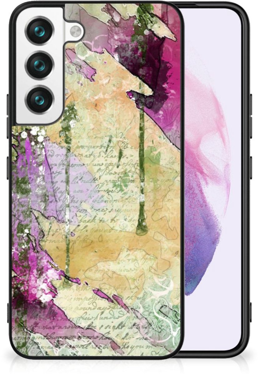 Kleurrijke Telefoonhoesje Samsung Galaxy S22 Letter Painting