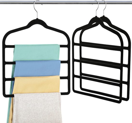 Lot De 10 Cintres Anti-dérapants Gain De Place - 39x17x3cm, PP | Pour Dressing, Séchage, Rangement Vêtements, élégant