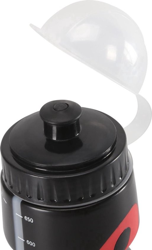 Nixnix® - Bidon met bidonhouder (2x) 650ml Zwart - Mountainbike - Race — afbeelding 5