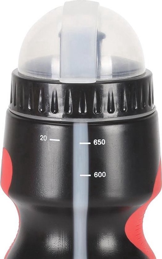 Nixnix® - Bidon met bidonhouder (2x) 650ml Zwart - Mountainbike - Race — afbeelding 3