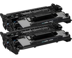Ecotone (replaces HP 59X (CF259X)) Toner Set 2 stuks – 2x Zwart (10000 pagina's per stuk) – Compatible – Voor LaserJet Pro Printers