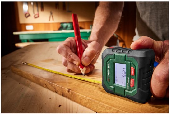 PARKSIDE® Rolmaat - Afstandsmeter - Multifunctionele Digitale Laser en ...
