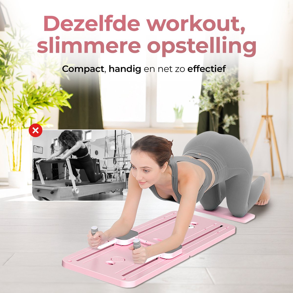 Vellano Pilates Board Opvouwbaar Fitness Board - afbeelding 3