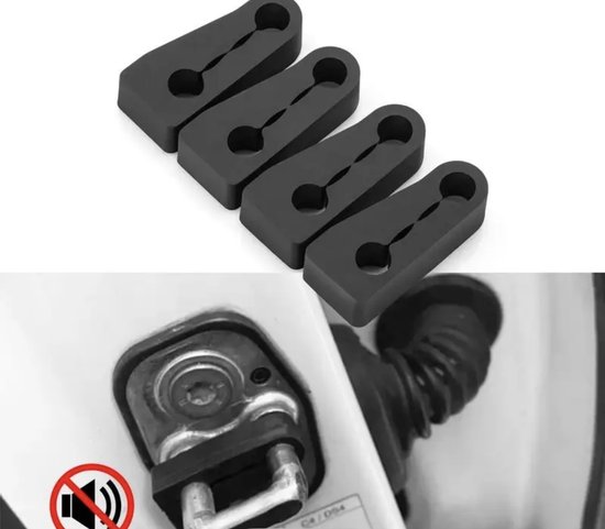 Adapter recht kunststof voor siliconen demper Adapter recht kunststof voor siliconen demper