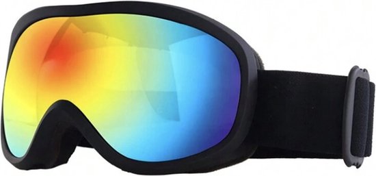 Nixnix® - Skibril Zwart - Snowboardbril - UV Beschermend - Multi glas