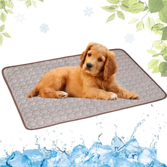 Koelmat voor honden - Zomermat voor honden - Koelmat voor katten van ijszijde - Wasbaar - Duurzame koelmat voor huisdieren - Koeldeken voor katten en honden - 40x50cm (S)