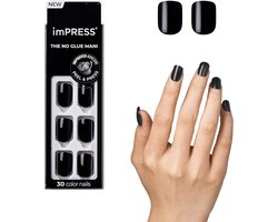 imPRESS Color - Kunstnagels - 30 stuks - Nepnagels - All Black