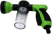 Autospuit met Zeepdispenser – Foam Gun voor Tuinslang – 8 Standen Spuitpistool – Autowas Spuit – Sproeikop met Zeepreservoir