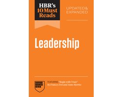 Omslag van HBR's 10 Must Reads- HBR's 10 Must Reads on Leadership, Updated and Expanded