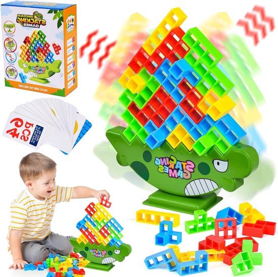 Magnetische blokken voor peuters, puzzels van hout in geometrische