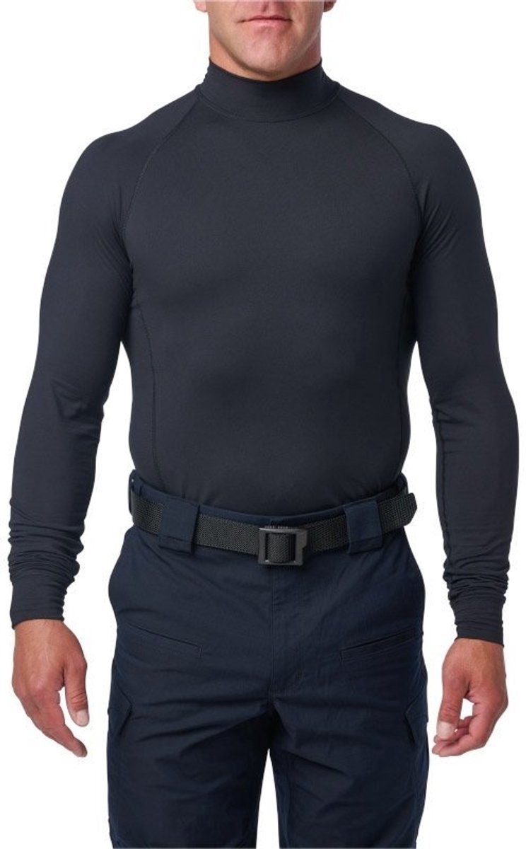 5.11 Tactical Mock Neck Long Sleeve Top Midnight Navy