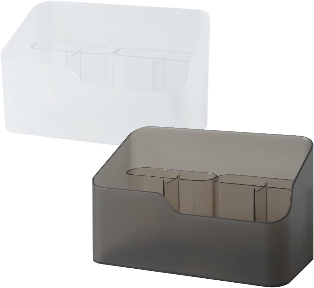 Make-up Organizer - Cosmetische Borstelhouder - 2 Stuks - Transparant