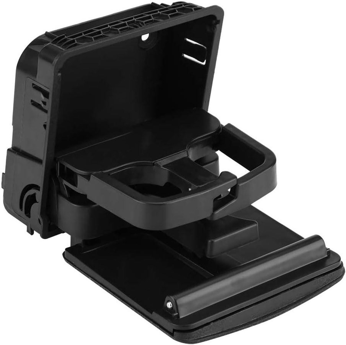 Allecto Plus - Armsteun Drankhouder Middenconsole Voor VW Tiguan 2009 - Kunststof Armsteunhouder Voor Achterste Armleuning - Compatibel met Golf 6, Mk5, Mk6, Eos en Rabbit. Gemakkelijke installatie.